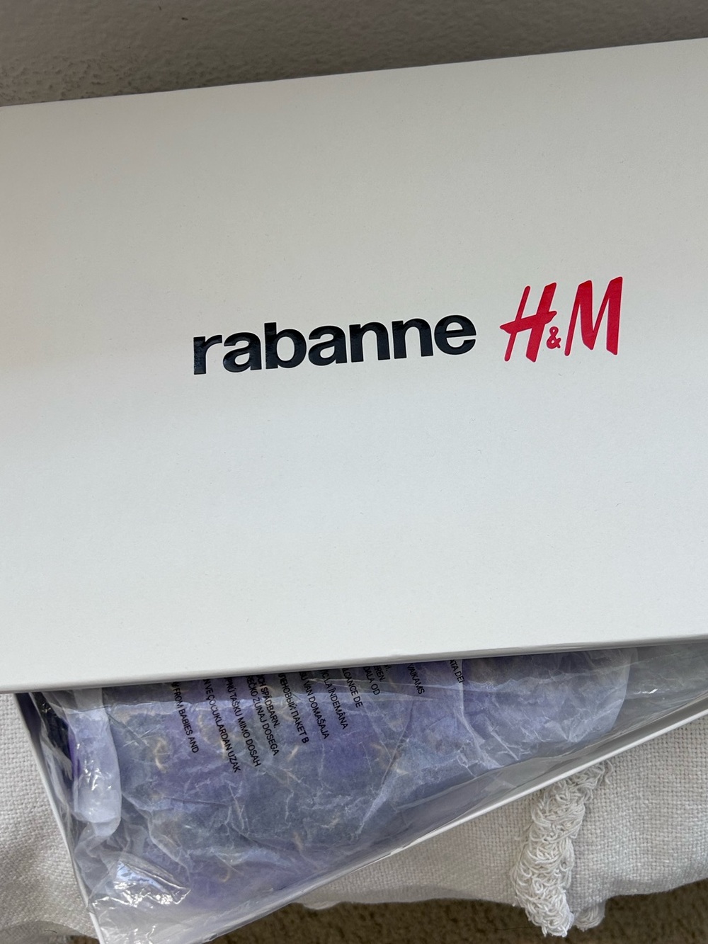 Rabanne H&M Purple Sequin Crop Tank Top - Designer - Picture 9 of 9